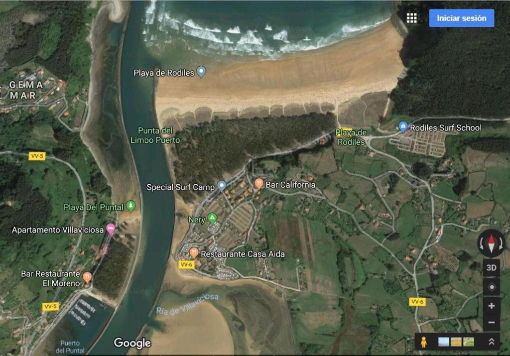 Playa Del Puntal I Villaviciosa Primera Linea Playa المظهر الخارجي الصورة